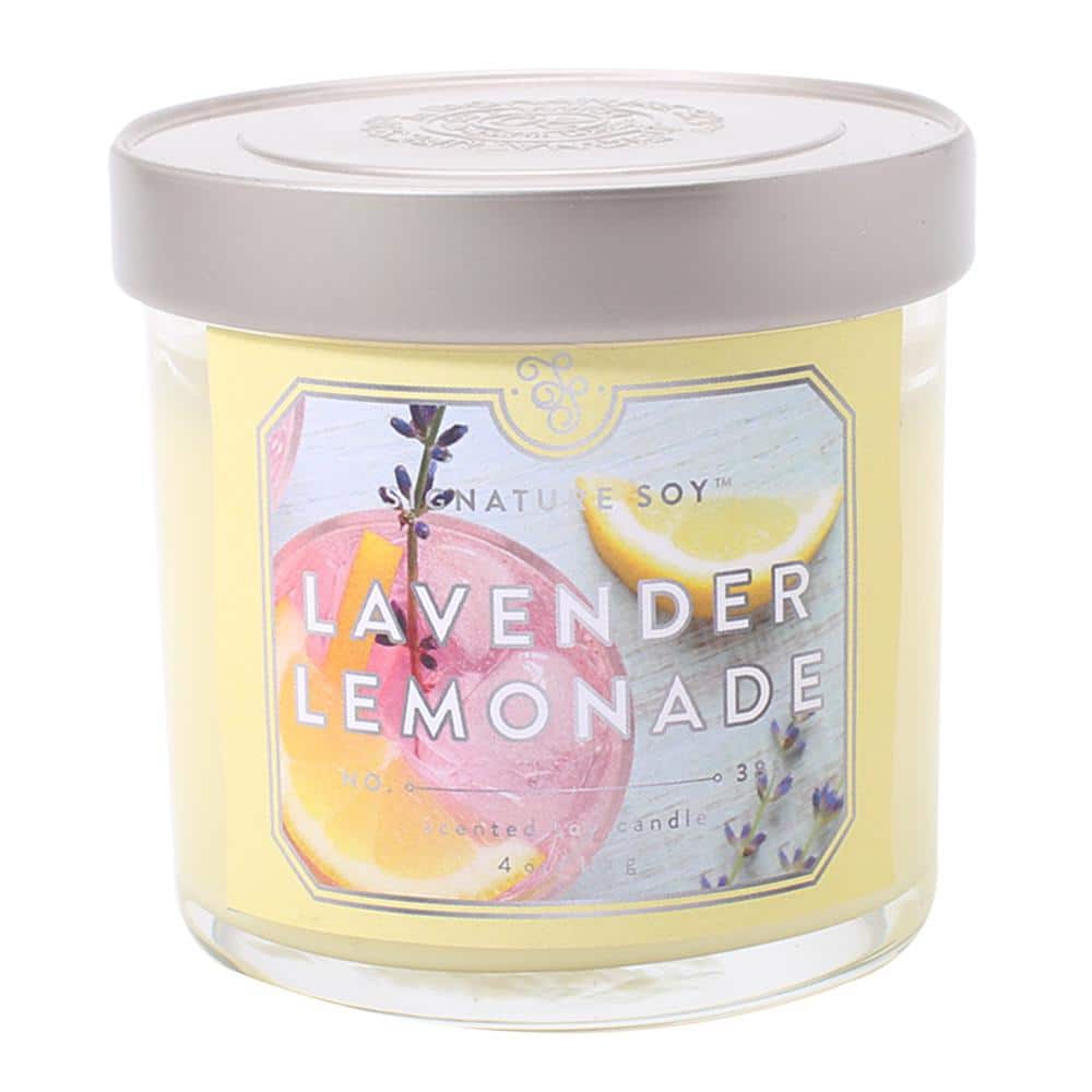 Signature Soy 4 oz. Lavender Lemonade Scented Candle 16279016000 - The ...