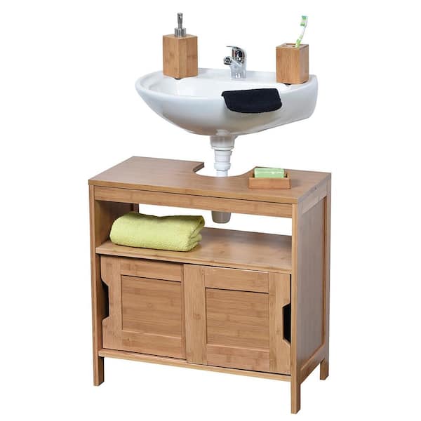 Freestanding Bath Vanity Cabinet Only, Vanity To Go Around Pedestal Sink