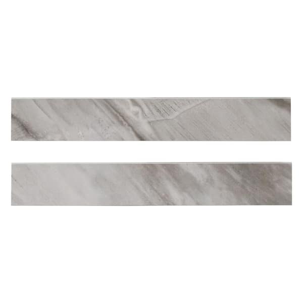 Ader Botticino Bullnose 4 in. x 24 in. Matte Porcelain Wall Tile (20 sq. ft./Case)