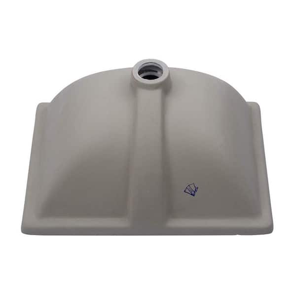LORDEAR 18.5 in. Rectangular Undermount Porcelain Ceramic