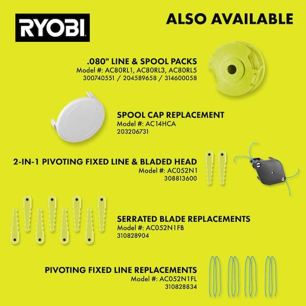 RYOBI ONE+ 18V 13 in. Cordless Battery String Trimmer (Tool Only