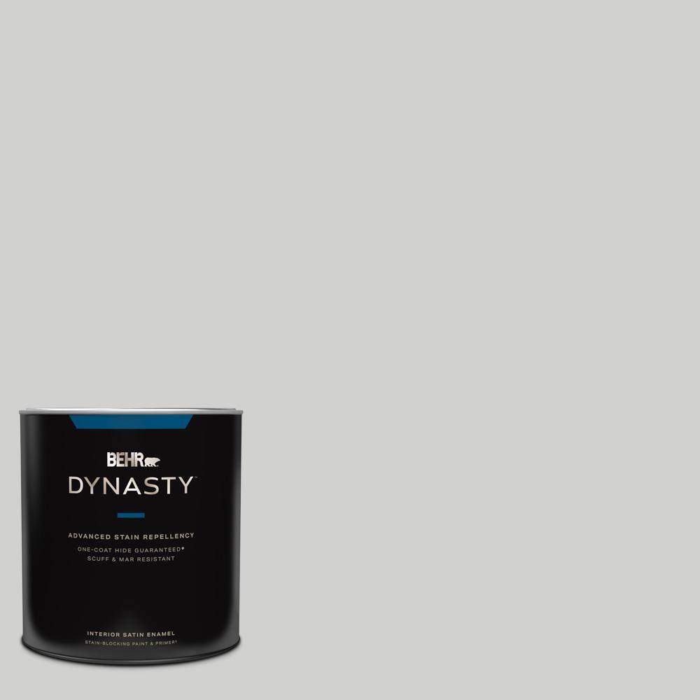 BEHR DYNASTY 1 qt. N5201 White Metal Satin Enamel Interior Stain