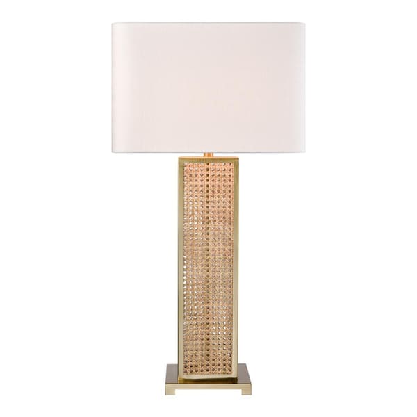 Titan Lighting Wake forest 36 in. Natural Table Lamp