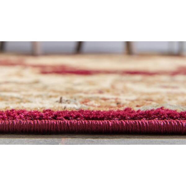 Engelhardt Floral Machine Made Power Loom Chenille Area Rug in Ivory/Pink Mistana Rug Size: Rectangle 9'2 x 12'2