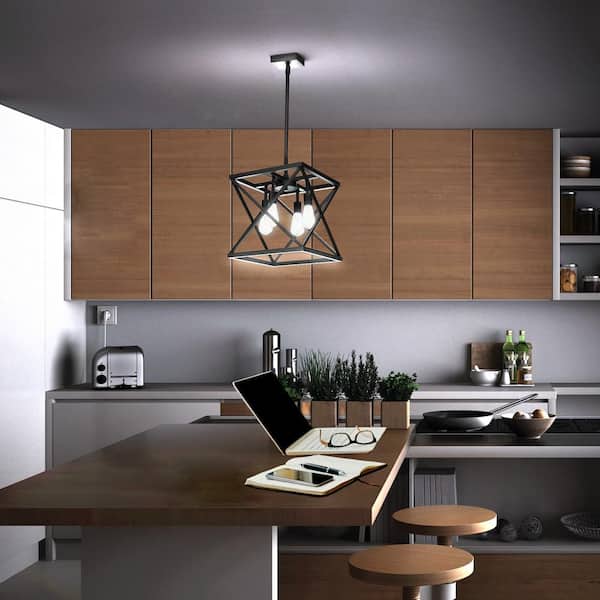 Feit Electric Katalyst 60-Watt 4-Light Matte Black Modern