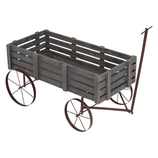 Decorative Buckboard Wagon Garden Planter