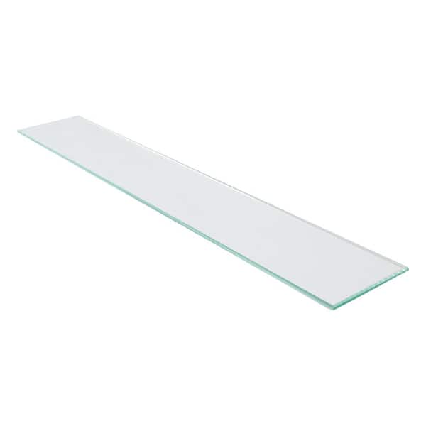 MSI Jalousie Window Glass 24 in. X 4 in. Clear Finish (Each) JALGHD-CLR4x24