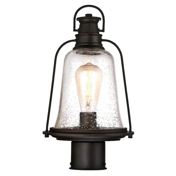 Westinghouse Brynn 1-Light Oil Rubbed Bronze with Highlights Outdoor Post Light