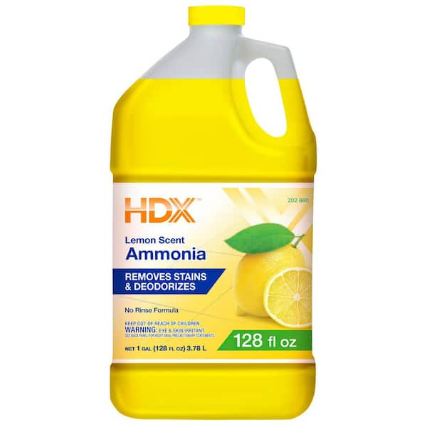 HDX 128 oz Lemon All Purpose Ammonia 19718945391 - The Home Depot