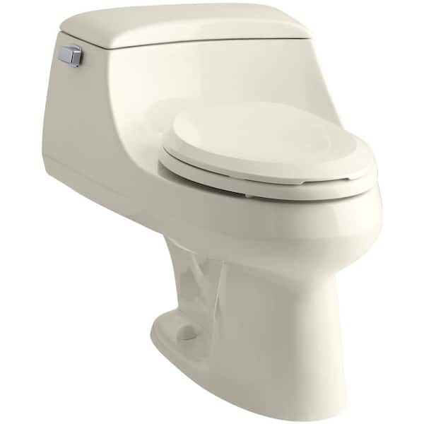 KOHLER San Raphael 1-piece 1.6 GPF Single Flush Elongated Toilet in Biscuit