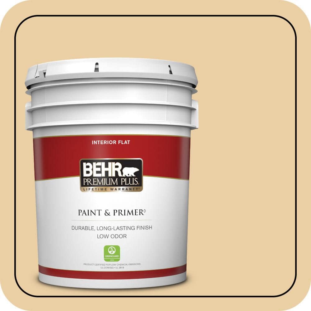 5 gal. #M300-3 Harmonious Gold Flat Low Odor Interior Paint & Primer price history on PriceWatchPro