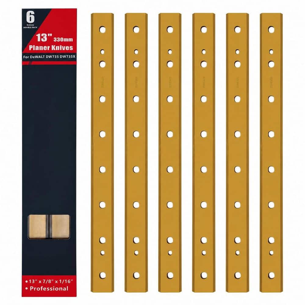 13 Inch Titanium Planer Blades with Double Edge for DeWalt DW735 DW735X Planer for DW7352-2 2 Set price history on PriceWatchPro