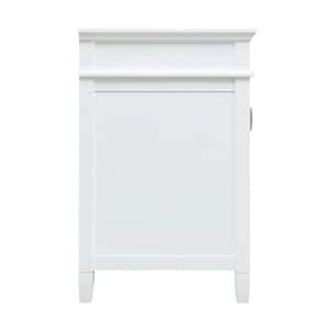 Ashburn 37 in. W x 22 in. D Bath Vanity in White with White Quartz Top DR