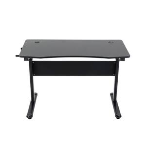 47 in. Black Height Adjustable Standing Desk for Home Office and Study Area