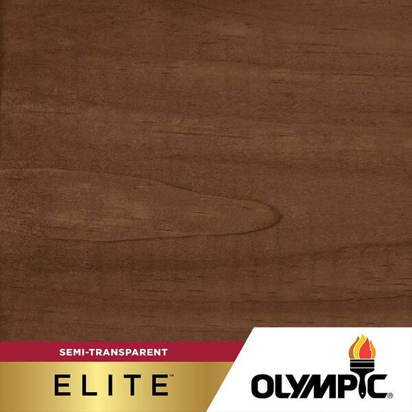 Olympic Elite 5 gal. ST-2029 Walnut Semi-Transparent Exterior Stain and ...