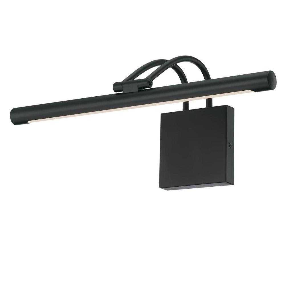 Matte Black Adjustable LED Picture Light with Dimmable Feature