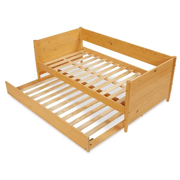 Avers twin solid wood store daybed with trundle