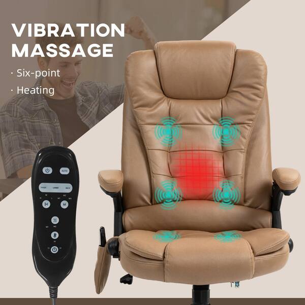 Homcom heated ergonomic massage chair discount