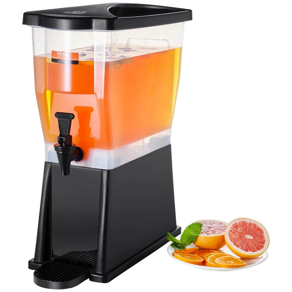 VEVOR Beverage Dispenser 3 Gallon Drink Dispenser for Parties Plastic Juice Dispenser with Stand Spigot Lid Iced Tea Lemonade Juice Water Dispenser