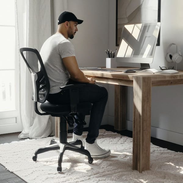 Flash Furniture Nicholas Mesh Mid-Back Multifunction Ergonomic