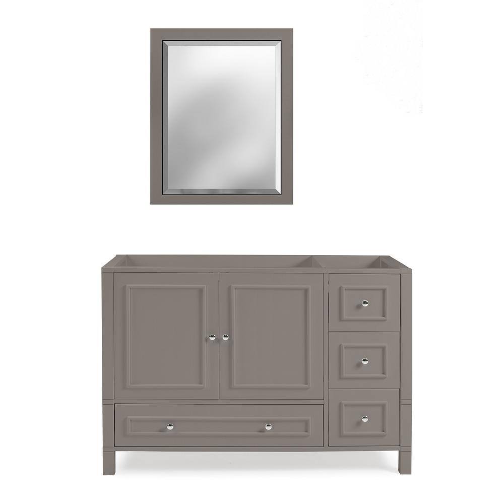 Williamsburg 2pc 21.3in W x 48in D x 34in H Bath Vanity Cabinet without Top