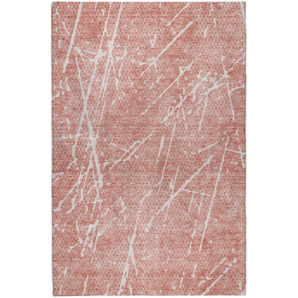 Dream Shag Premium Machine Washable Abstract ADS628 Blush 8 ft. x 10 ft. Area Rug price history on PriceWatchPro