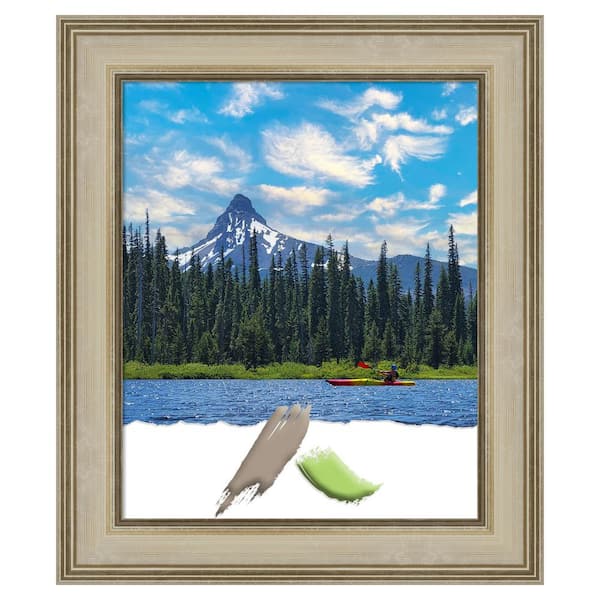 Amanti Art Colonial Light Gold Picture Frame Opening Size 18 x 22 in.