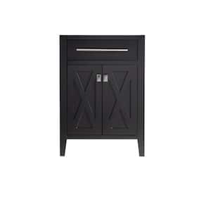 Wimbledon 23.25 in. W x 21.63 in. D x 33.88 in. H Bath Vanity Cabinet without Top in Espresso