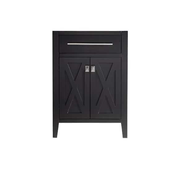 Laviva Wimbledon 23.25 in. W x 21.63 in. D x 33.88 in. H Bath Vanity Cabinet without Top in Espresso