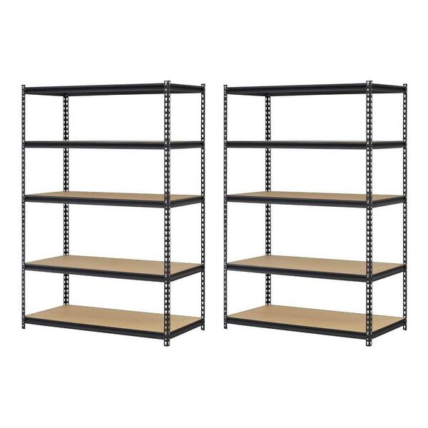 Edsal Garage Wall 5Shelf 4000 Lb. 48 x 18 x 72" Adjustable Storage