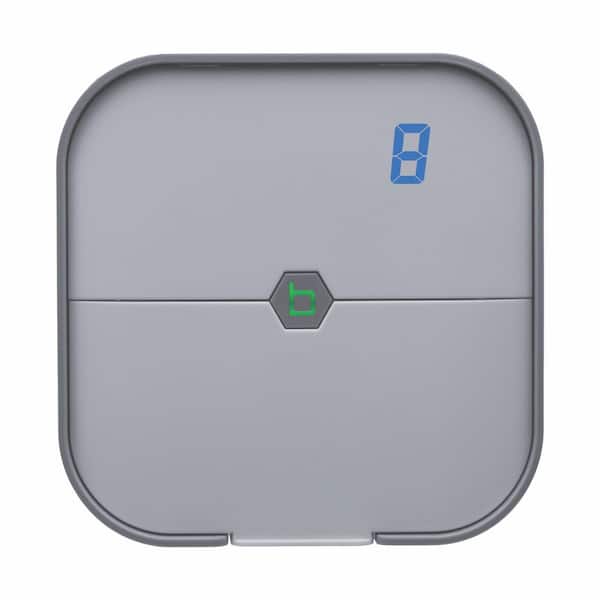 8 Zone Smart Indoor Sprinkler Controller WiFi sprinkler timer with remote control Efficient Watering Made Easy Grey