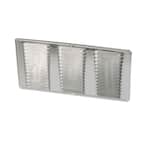 16 in. x 8 in. Rectangular Mill Finish Screen Included Aluminum Soffit Vent