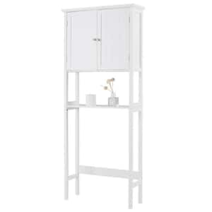 25 in. W 3-Shelf Over-The-Toilet Freestanding Storage Organizer Toilet Rack  HYWY-63999BN - The Home Depot