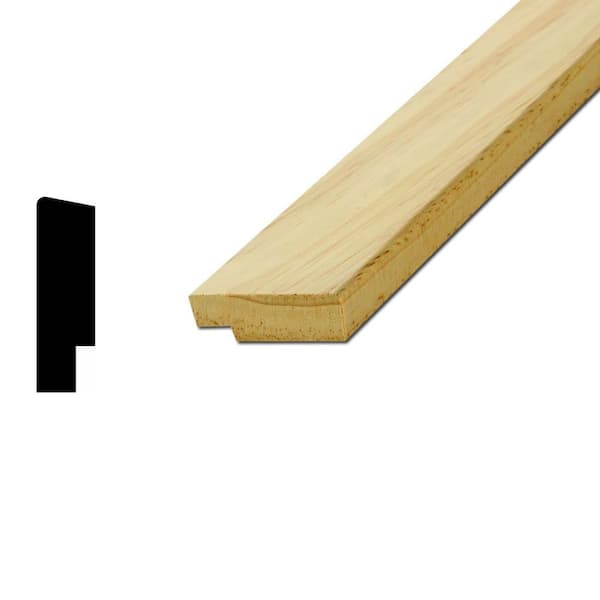 American Wood Moulding NL100 11/16 in. x 2-1/4 in. Pine Window Stool ...