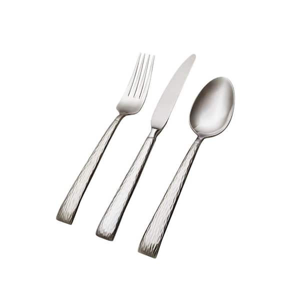 Hampton Forge Brocade Hammered 45-Piece Flatware (Service for 8)