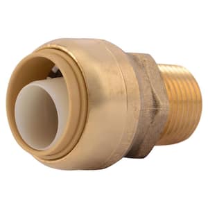3/4 in. Push-to-Connect x 1/2 in. MIP Brass Reducing Adapter Fitting
