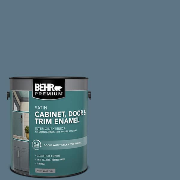 1 gal. #SC-107 Wedgewood Satin Enamel Interior/Exterior Cabinet, Door & Trim Paint
