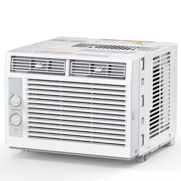 5,000 BTU 115V Window Air Conditioner Cools 150 sq. ft. with 2-Speed Fan in White