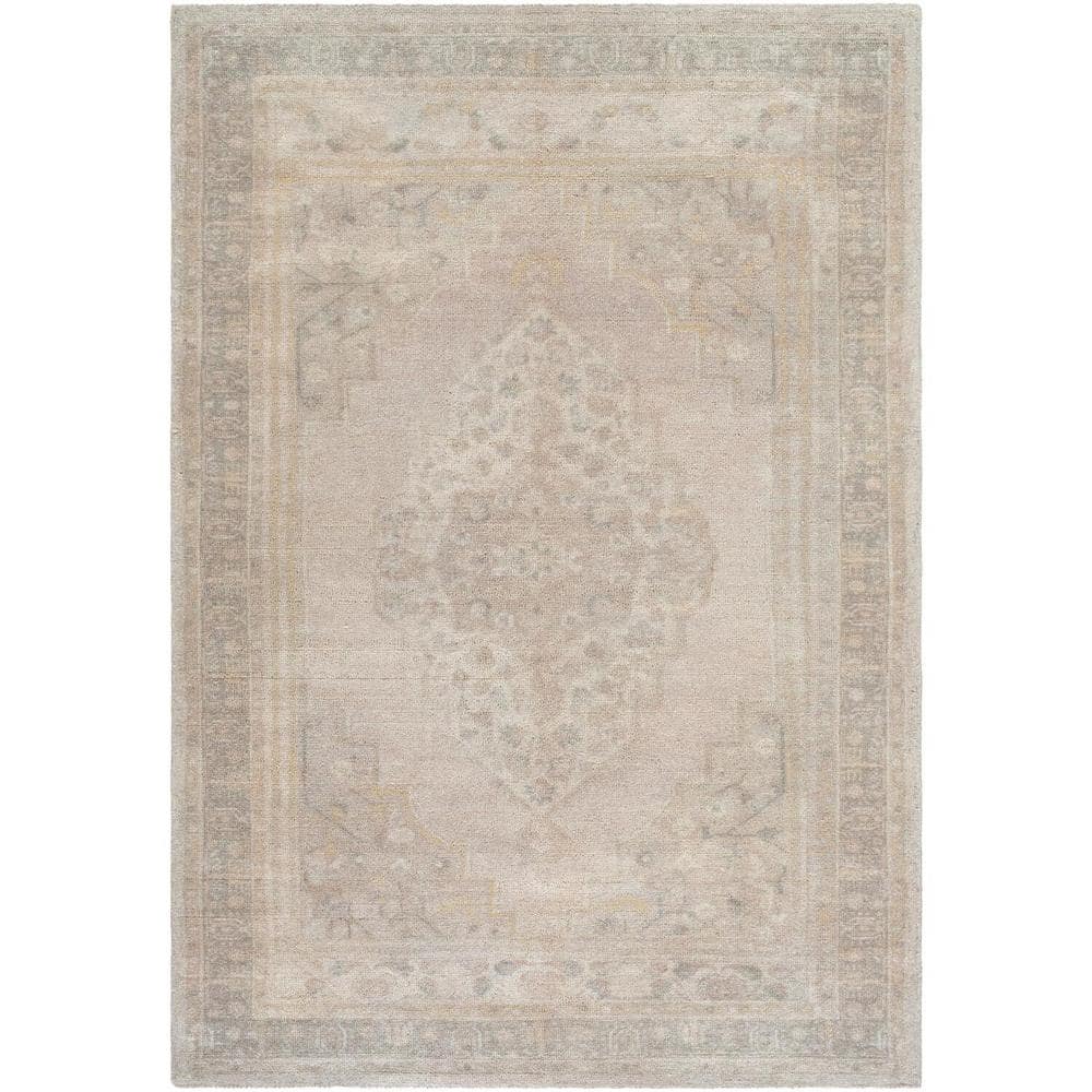Galey Alix Luciana I Taupe 5 ft. x 7 ft. 6 in. Traditional Medallion Area Rug price history on PriceWatchPro
