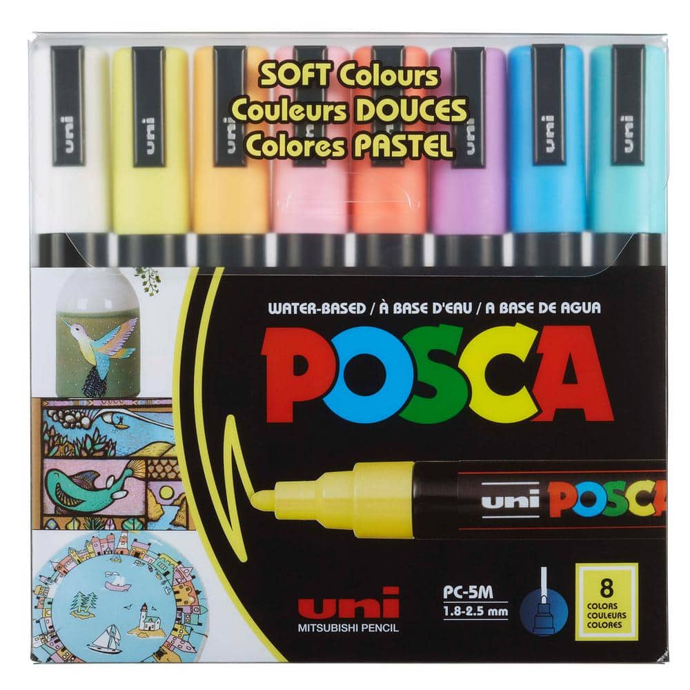 POSCA PC-7M Paint Markers Assorted 16 Pack