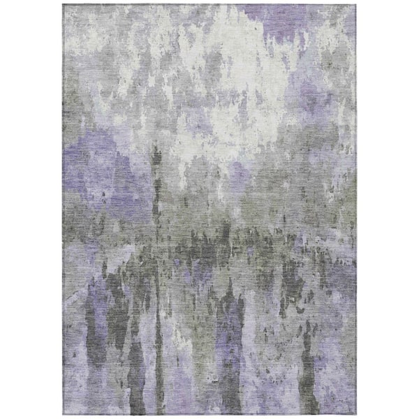 Addison Rugs Chantille Machine Washable Indoor/Outdoor Abstract ACN2284 Lavender 10 ft. x 14 ft. Area Rug