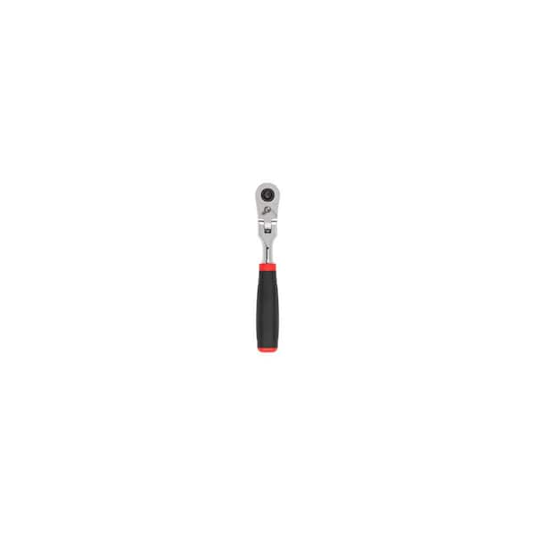 TEKTON 1/4 in. Drive x 6 in. Flex Head Quick-Release Comfort Grip Ratchet