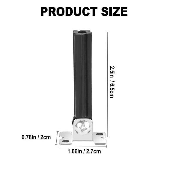 15-Pack Angle Adjustable Baluster Connectors – For 1/2” Square Balusters, Staircase Installation
