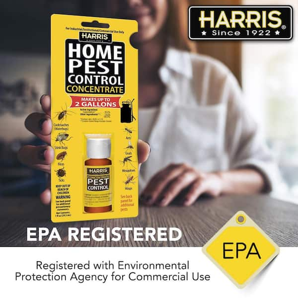 Harris Home Insect Killer, Liquid Gallon Spray with Odorless and Non  Staining Residual Formula - Kills Ants, Roaches, Spiders, Fleas, Mosquitos