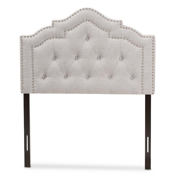 Baxton Studio Edith Beige Twin Headboard