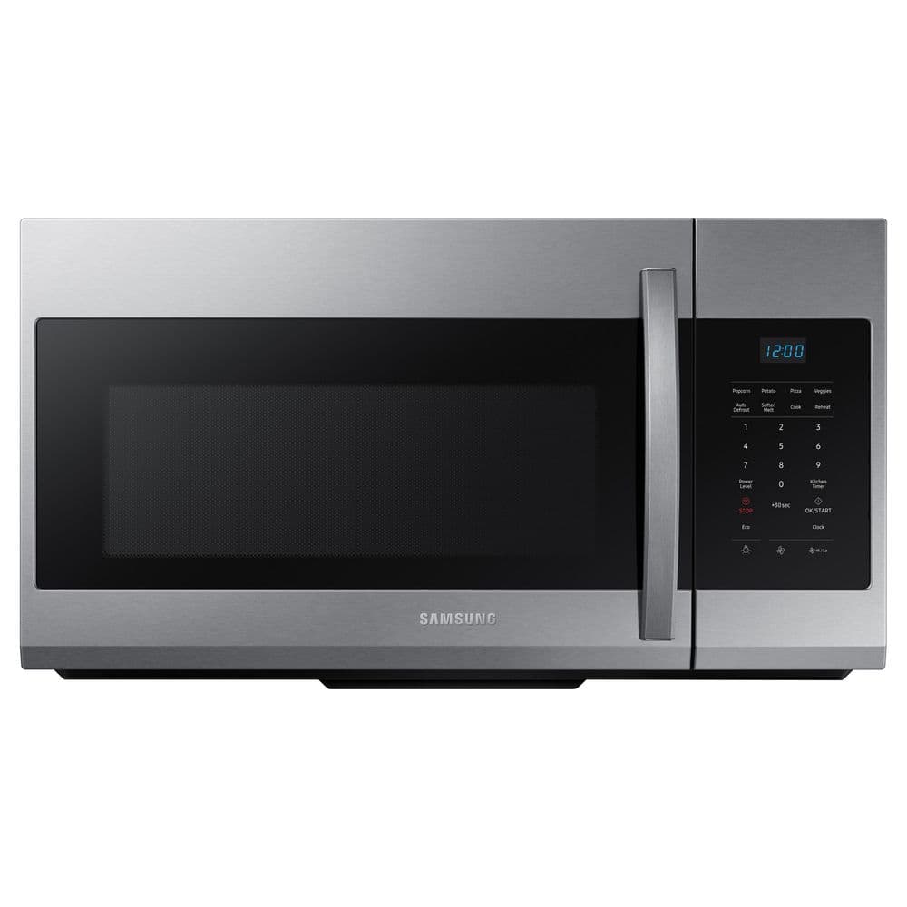 Samsung 30 in. 1.7 cu. ft. 1000 W Fingerprint Resistant Stainless Steel Over-the-Range Microwave