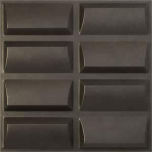 19 5/8 in. x 19 5/8 in. Robin EnduraWall Decorative 3D Wall Panel, Weathered Steel (Covers 2.67 Sq. Ft.)