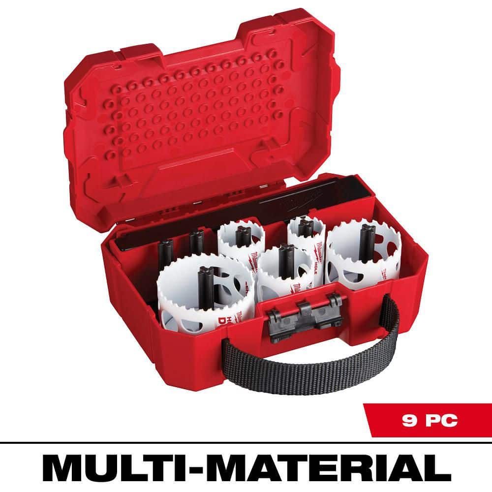 Milwaukee Hole Dozer General Purpose Bi-Metal Hole Saw Set (9