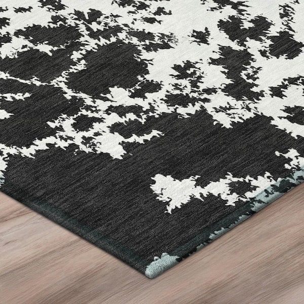 Chantille Machine Washable Indoor/Outdoor Abstract ACN2919 White 10 ft. x 14 ft. Area Rug