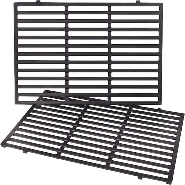 SHINESTAR 7524 Grill Grates Replacement for Weber Genesis E-310 E-330, Genesis 300 Series Cast Iron (2-Pack)